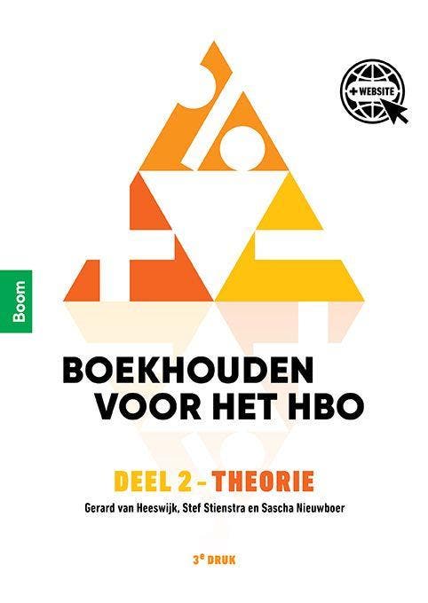 2 / Boekhouden voor het hbo Theorie 2 / Theorie, Boeken, Schoolboeken, Zo goed als nieuw, Verzenden