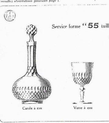 Baccarat - Carafe - Cristal, Antiquités & Art