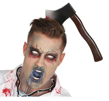 Halloween Haarband Bijl 28cm, Verzenden, Nieuw