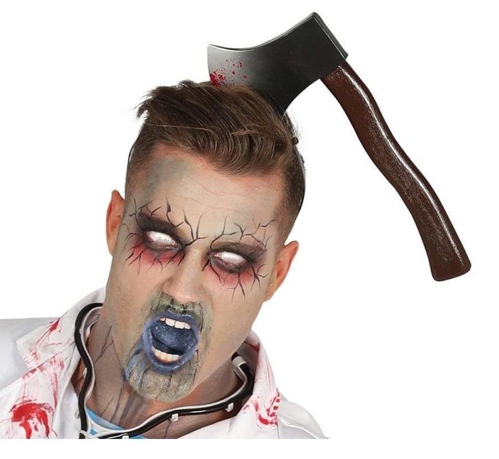 Halloween Haarband Bijl 28cm, Hobby & Loisirs créatifs, Articles de fête, Envoi