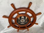 Maritieme objecten - - Vintage Timón klok met windroos,, Antiek en Kunst