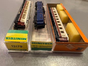 Minitrix N - 13179 en 13182 en 13178 Of 13180 - Ensemble de