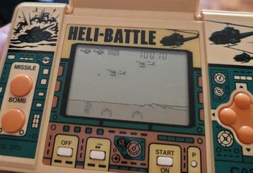 Casio - Heli-Battle CG-370 Lcd Game Handheld Japan MIB -