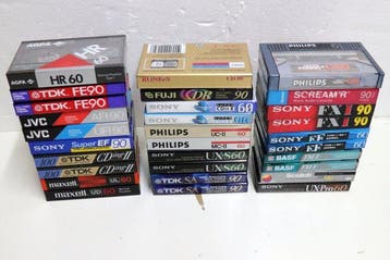 Sony, TDK, Scotch, Maxell, Philips, JVC, Fuji, BASF - UX-Pro, Nieuw