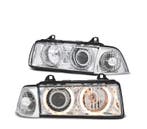 Phares Pour Bmw E36 90-99 Angel Eyes Chromé, Verzenden