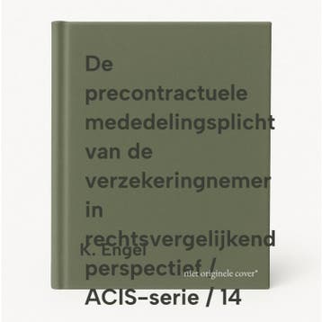De precontractuele mededelingsplicht van de verzekeringnemer, Livres, Science, Verzenden, K. Engel
