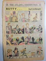 Betty - Nancy - 51 Krantenpaginas en strips - 1939, Boeken, Nieuw