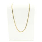 Gouden fantasieschakel ketting; Heren, Handtassen en Accessoires, Kettingen, Ophalen of Verzenden, Gebruikt, Overige kleuren, Goud