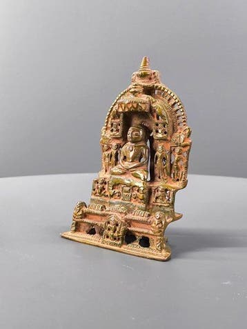 India - Jain Geel brons, koperlegering die waarschijnlijk