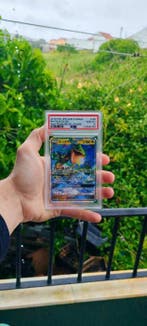 Pokémon - 1 Graded card - Rayquaza-GX #100 Foil,