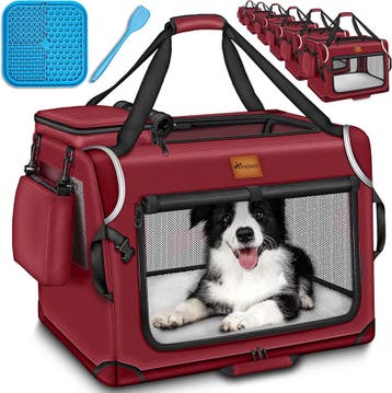 Reisbench hond - Draagtas hond - Transportbox - 50x34x34 cm, Verzenden