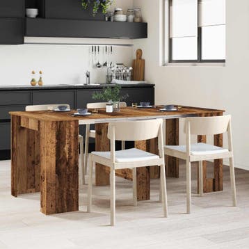vidaXL Eettafel 180 x 85 x 75 cm Bewerkt hout Oud hout, Huis en Inrichting, Tafels | Eettafels, Verzenden, Nieuw