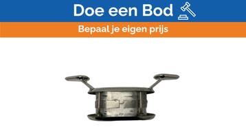Bieden: SCM Stainless Steel Oval Flower Marine Handle cleat, Ophalen of Verzenden