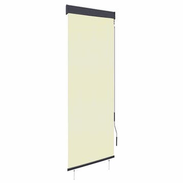 vidaXL Rolgordijn voor buiten 60x250 cm crème, Huis en Inrichting, Verzenden, Nieuw