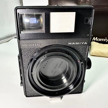 Mamiya Universal Press + 75mm + 100mm + acc. |, TV, Hi-fi & Vidéo, Appareils photo analogiques