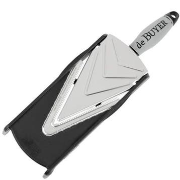 V-Vorm Mandoline | KOBRA | RVS/Kunststof | Schijfjes,, Verzenden, Nieuw in verpakking