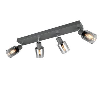 Trio CADIZ plafondspot | E14 Fitting | antraciet | Ø 7 cm |, Verzenden, Nieuw