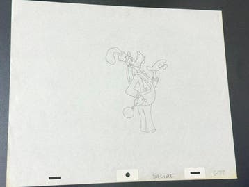 Walt Disney - Originele animatietekening van Goofy - The, Collections