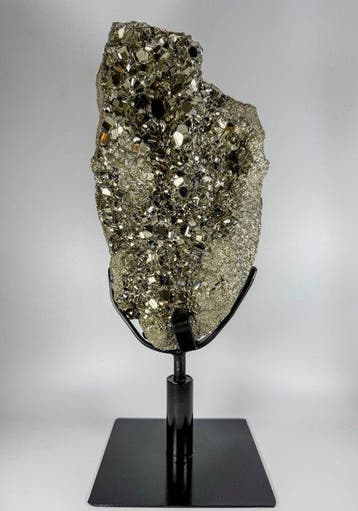 MUSEUMSTUK - AA+ Quality Pyrite Mineralencollectie - Hoogte:, Collections, Minéraux & Fossiles