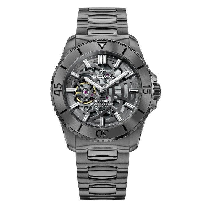 Venezianico - Nereide Ultraleggero Automatico 42 Black -, Bijoux, Sacs & Beauté, Montres | Hommes