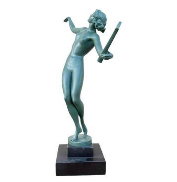 Pierre le Faguays - Max Le Verrier - sculptuur, Art déco, Antiquités & Art