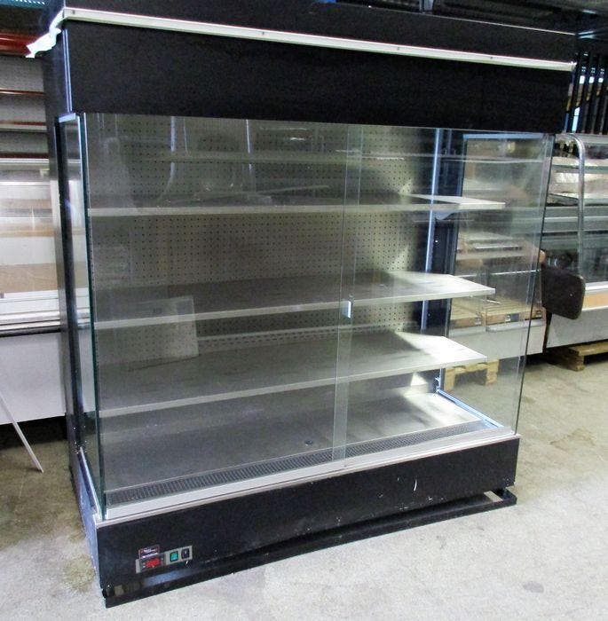 Wandkoeling, Opzetkoeling met 2 glazen schuifdeuren 156cm,, Elektronische apparatuur, Koelkasten en IJskasten