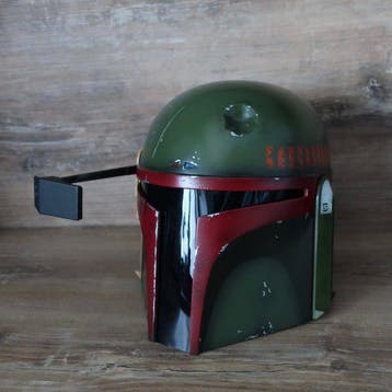 Star Wars - - Film rekwisiet Boba Fett Daimyo-stijl helm, Nieuw