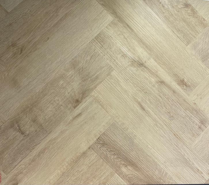 Chicago klik PVC visgraat Beige licht eiken met, Bricolage & Construction, Planches & Dalles, Enlèvement ou Envoi
