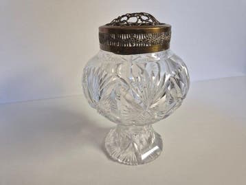Vase - Cristal - Pique-Fleurs sur pied