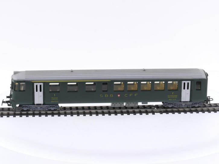 Schaal H0 HAG No. 421 Stuurstand AB 1721 van de SBB CFF #..., Hobby & Loisirs créatifs, Trains miniatures | HO, Enlèvement ou Envoi
