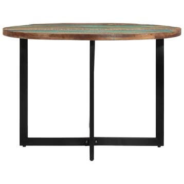 vidaXL Eettafel 110x75 cm massief gerecycled hout, Verzenden, Nieuw