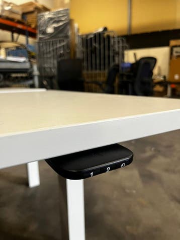 Steelcase Ology Duo Zit Sta Bureau - 40 stuks beschikbaar, Verzenden, In hoogte verstelbaar, Zo goed als nieuw