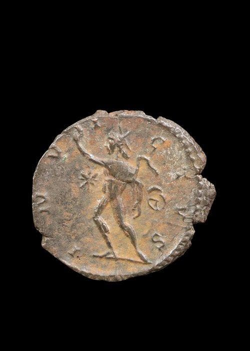 Oud-Romeins Brons Antoninianus van Victorinus (Zonder, Antiquités & Art, Antiquités | Autres Antiquités