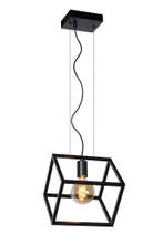 Hanglamp Lucide FABIAN -  - 1xE27 - Zwart -, Verzenden, Nieuw