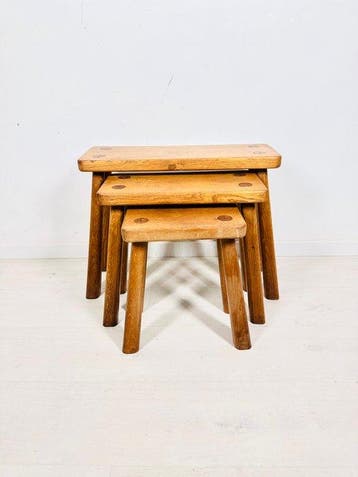 Tables gigognes - Bois - Ensemble de trois tables d’appoint