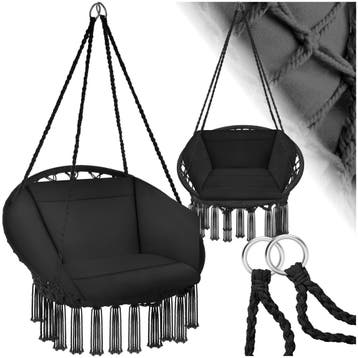 Hangstoel Grazia - zwart, Verzenden, Nieuw