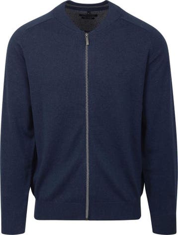 CASAMODA Vest Zip Navy maat Maat 52/54 (L) Heren, Maat 52/54 (L), CASAMODA, Nieuw, Verzenden