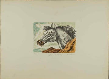 Giorgio De Chirico (1888-1978) - Il cavallo Lampo