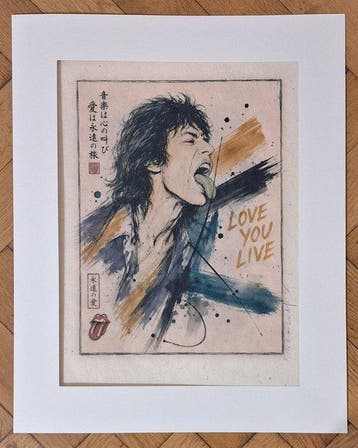 Emma Wildfang - Rolling Stones - Love you Live - Series
