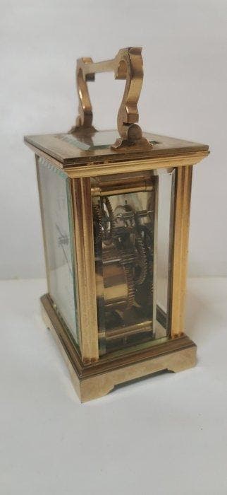 Rijtuigklok - Messing, Glas - 1950-1960