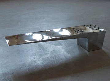 Pol Quadens - Table basse - Acier inoxydable - Arrow table