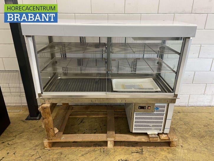 RVS Meastro Drop-in Inbouw Koelvitrine 148 cm 230V Horeca, Zakelijke goederen, Horeca | Keukenapparatuur, Ophalen of Verzenden