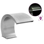 vidaXL Zwembadfontein met LEDs 30x60x45 cm roestvrij staal, Verzenden