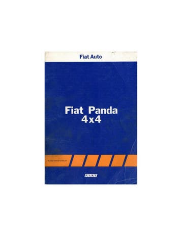 1983 FIAT PANDA 4X4 WERKPLAATSHANDBOEK DUITS