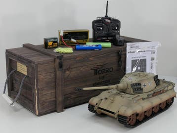 Schaal 1:16 Torro 3888-1 Koningstiger RC overcompleet #6765, Hobby & Loisirs créatifs, Modélisme | Voitures & Véhicules, Ophalen of Verzenden