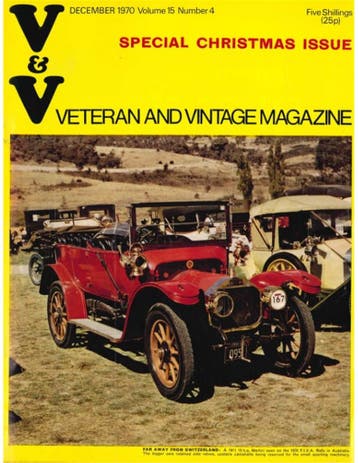 1970 VETERAN AND VINTAGE MAGAZINE 4 ENGELS, Ophalen of Verzenden