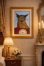 Michel Suret-Canale (XX-XXI) - Kochka - Le chat, Antiquités & Art