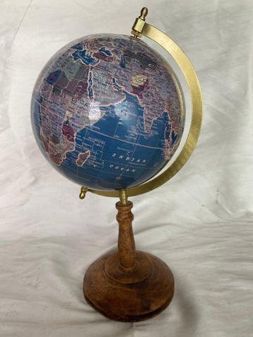 Globe - Vintage Globo mapa mundo 39 cm de alto - 1980-1990, Antiek en Kunst