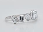Zonder minimumprijs - Ring - 14 karaat Witgoud - 2.12ct. tw.