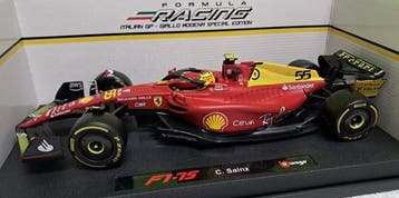 Bburago 1:18 - Model sportwagen - Ferrari F1-75 n.55 GP